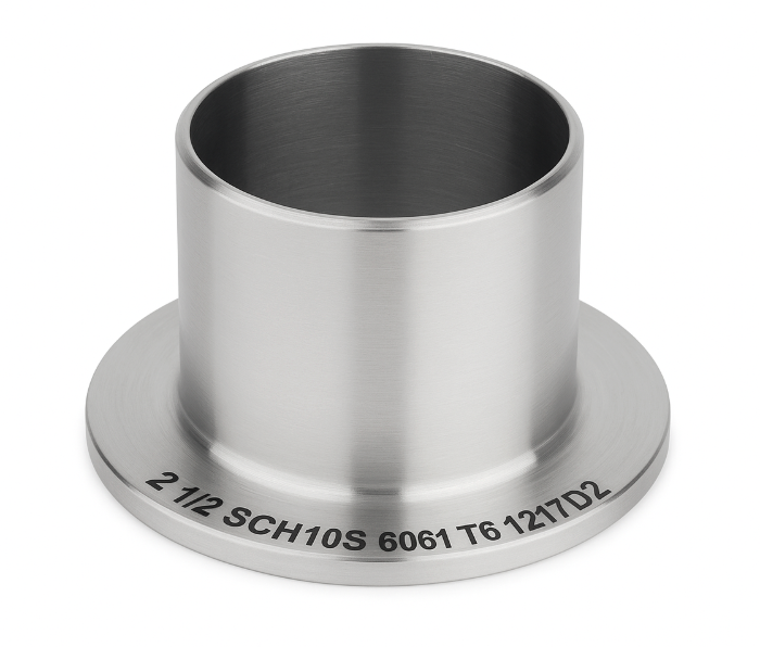 Stub Ends 2 1/2 SCH10S 6061 T6 1217D2